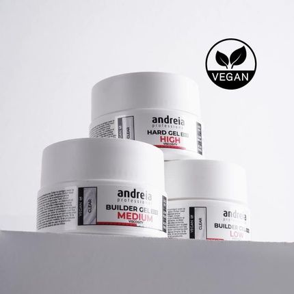 Andreia Professional French Nail Builder For Manicure High Viscosity Biphasic 2 In 1 Led And Uv Vegan White 22G - Image 3