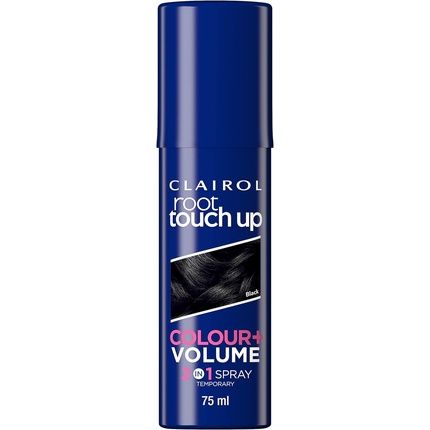 Clairol Root Touch Up Color + Volume 2 In 1 Spray Black 75Ml