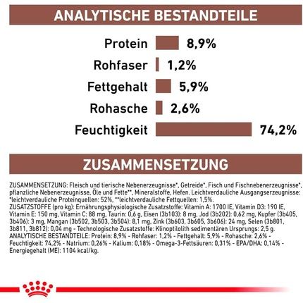 Royal Canin Veterinary Gastrointestinal Mousse Complete Diet Food 12 X 400G - Pack Of 12 - Image 3