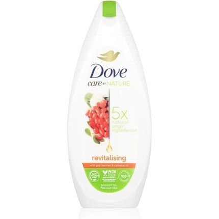 Dove Care By Nature Revitalizing Shower Gel 225Ml With Goji Berries And Camelia Oil