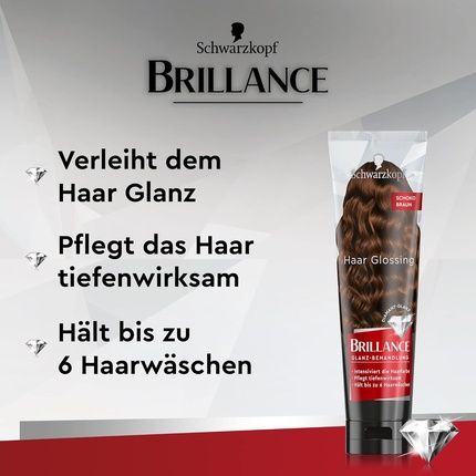 Brilliance Shine Treatment Hair Glossing Chocolate Brown 150Ml