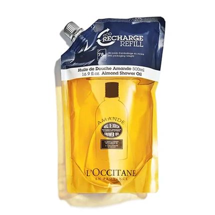 L'Occitane Almond Shower Oil Eco Refill Pouch 500Ml - Image 3
