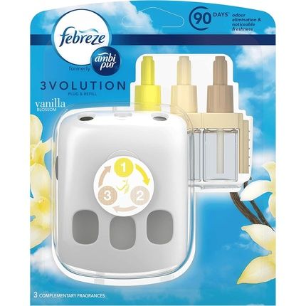 Febreze With Ambi Pur 3Volution Air Freshener Plugin Starter Kit Vanilla