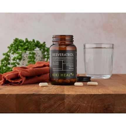 Kiki Health Resveratrol Antioxidant Dried Giant Knotweed Extract 60 Vegicaps