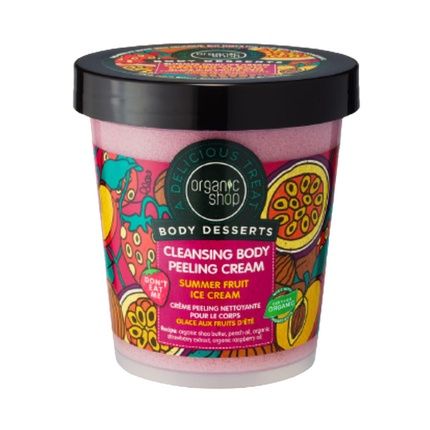 Organic Shop Cleansing Peeling Body Summer Fruit Ice 450Ml