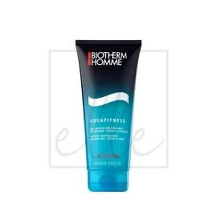 Biotherm Homme Aquafitness Shower Gel 200Ml Refreshing Shower Gel For Men