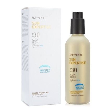 Skeyndor Sun Expertise Protective Face & Body Fluid Spf 30 With Blue Light Tec
