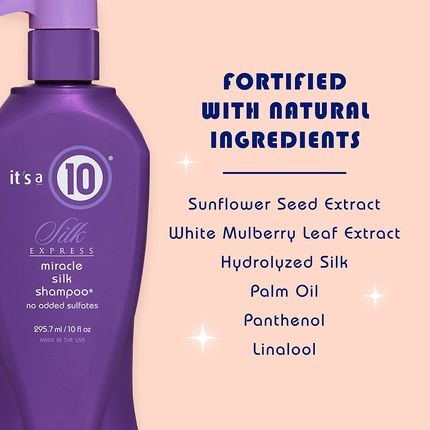 It'S A 10 Silk Express Miracle Silk Shampoo For Unisex 10 Ounce - Image 3