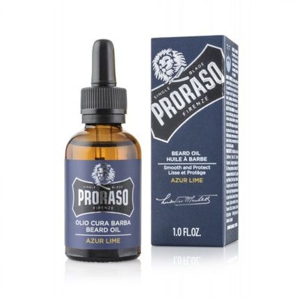 Proraso Blue Beard Oil With Mediterranean Citrus Azur Lime 30 Ml