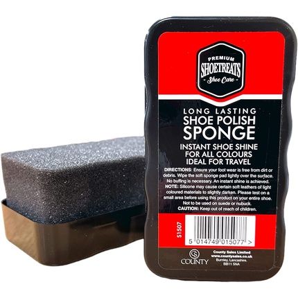 Shoetreats Shoe Polish Sponge - Instant Shoe Shine - Shoe Cleaning