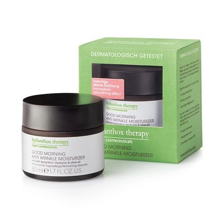 Spilanthox Therapy Good Morning Anti-Wrinkle Moisturizer 50Ml With Spilanthol, Hyaluronic Acid, And Olive Oil