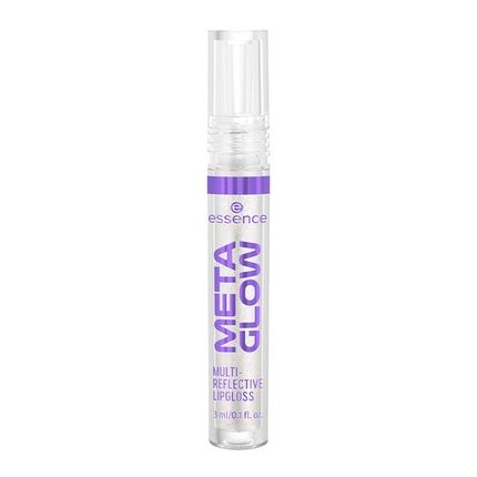 Essence Cosmetics Meta Glow Multireflective Lip Gloss 01 Cyber Space 3Ml - Image 3