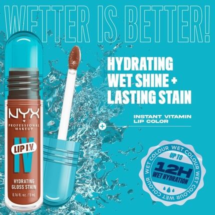 Nyx Professional Makeup Lip Iv Hydrating Gloss Stain - Up To 12Hr - Image 3