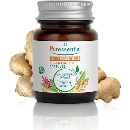 Puressentiel Fresh Ginger Essential Oil Capsules Organic 100