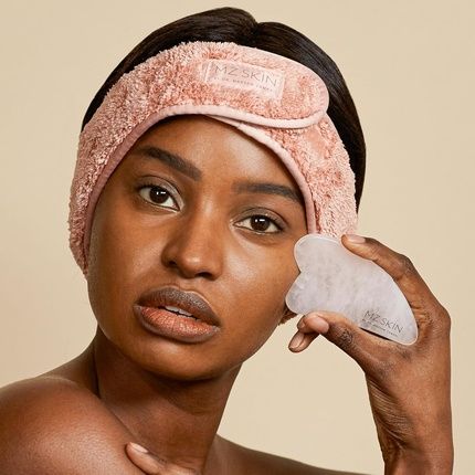 Mz Skin Rose Quartz Gua Sha Tool Facial Sculpting Massage Stone For Lymphatic - Image 3