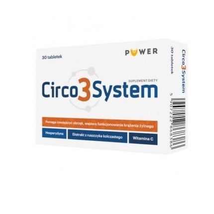 Circo3System 30 Capsules Reducing Swelling / Heavy Legs / Venous Circulation