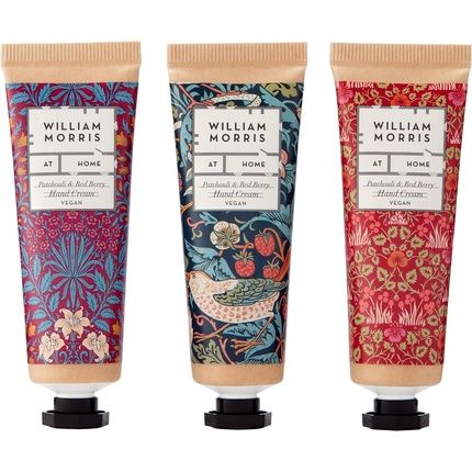 William Morris At Home Patchouli & Red Berry Hand Cream Gift Set Collection With Shea Butter And Essential Oils 6 X 30Ml - Image 3