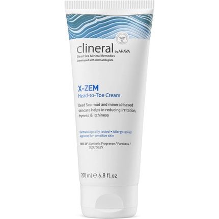Ahava Clineral X-Zem Head To Toe Cream Body Cream 200Ml