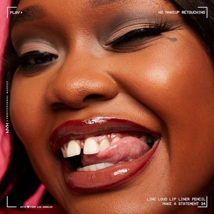 Nyx Professional Makeup Line Loud Lip Pencil Waterproof Infused With Jojoba Oil Smooth Comfy Lips Soft Matte Finish Vegan Formula 34 Make A Statement - Image 3