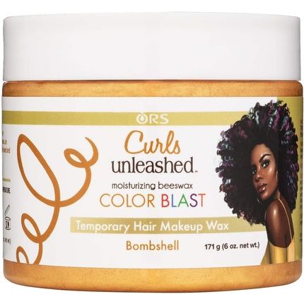 Ors Curls Unleashed Bombshell Color Blast Makeup Wax 171G With Moisturizing Beeswax And Castor Oil