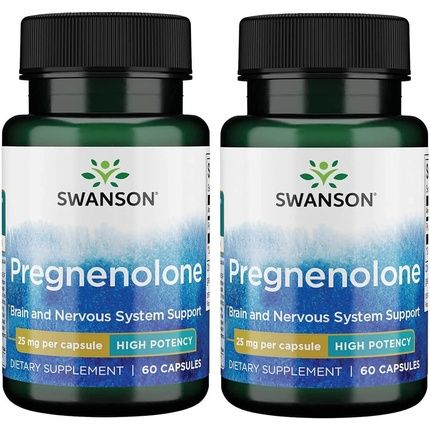 Swanson High Potency Pregnenolone 25Mg 60 Capsules