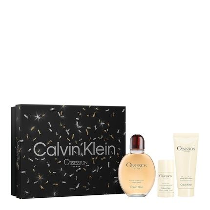 Calvin Klein Obsession For Men Eau De Toilette Three Piece Set