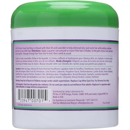 Soft & Precious Moisturizing Creme Hairdress Infused With Olive Oil And Lavender