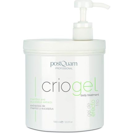 Postquam Criogel Anti Cellulite Cooling Gel For Tired Legs 1000Ml