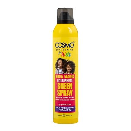 Cosmo Cosmetics Nourishing Sheen Spray 300Ml For Kids Shea Magic Soft & Shine