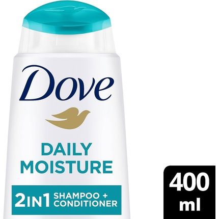 Dove Daily Moisture 2 In 1 Shampoo Conditioner 400Ml