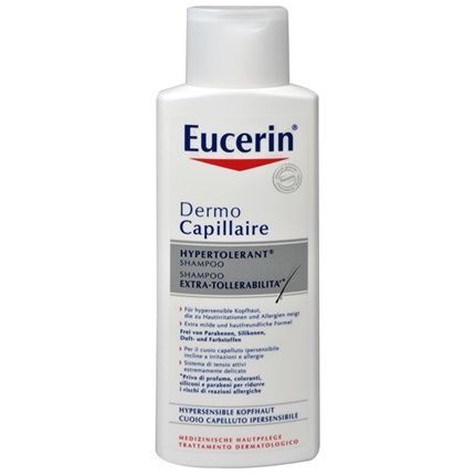Eucerin Dermocapillaire Hypertolerant Shampoo 250 Ml For Irritated And Allergic Skin