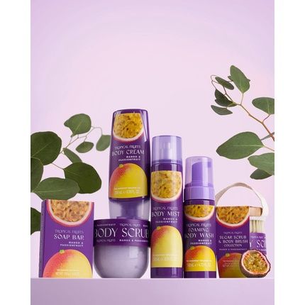 Tropical Fruits Gentle Exfoliating Sugar Body Scrub Mango And Passionfruit 310G - Image 3