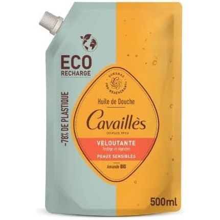 Roge Cavailles Velvet Shower Oil Eco-Refill 500Ml