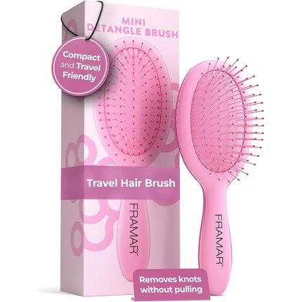 Framar Mini Hair Brush For Women - Small Detangler