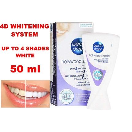 Perlentropfen 4D Whitening Toothpaste Up To 4 Shades Whiter Hollywood Smile