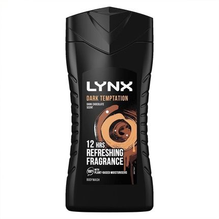 Lynx 12H Refreshing Dark Temptation Dark Chocolate Scent Body Wash 225Ml