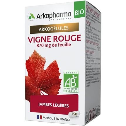 Arkopharma Arkogelules Organic Red Vine 150 Capsules