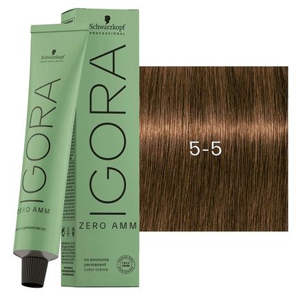 Schwarzkopf Igora Zero Amm 5-5 Light Brown Gold 60Ml