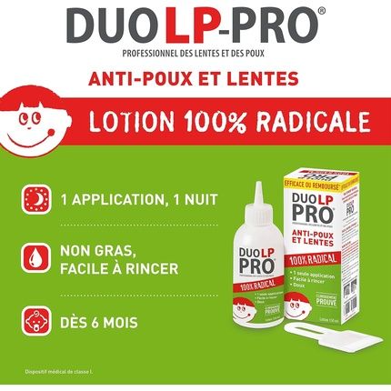 Duo Lp Pro Anti-Poux & Nits Lotion For Adults & Children Over 6 Months 200Ml