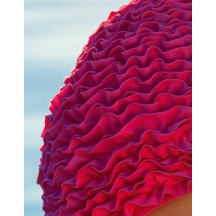 Fashy Women'S Frill Swim Cap One Size Pink - Image 3