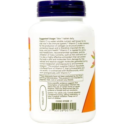 Now C-1000 Antioxidant Protection Buffered C 1000Mg 90 Tablets - Image 3