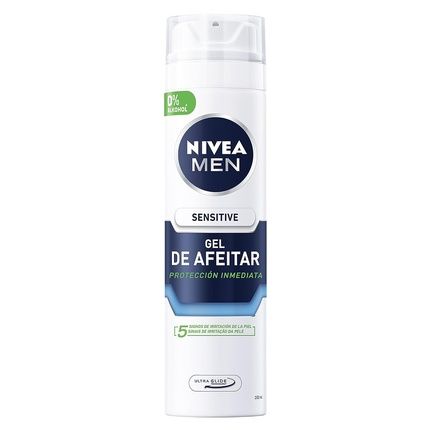 Nivea Men Sensitive Shaving Gel For Sensitive Skin With Ultra Glide Technology 200Ml