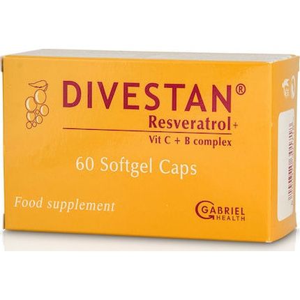 Boderm Divestan Dietary Supplement For Slowing Down Aging - 60 Soft Capsules