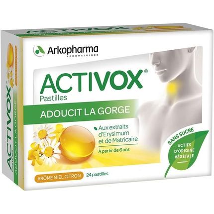 Arkopharma Activox Honey Lemon Aroma 24 Lozenges