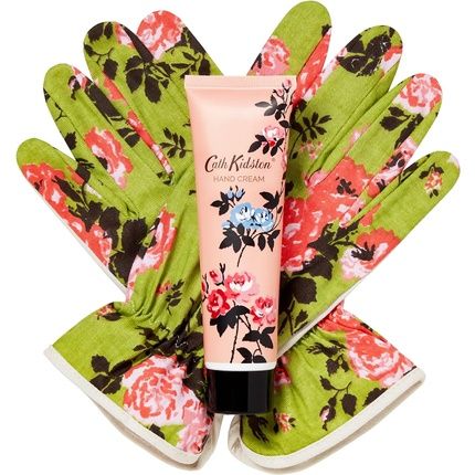 Cath Kidston The Garden Path Lightweight Gardening Gloves Gift Set Hand Cream Enriched With Shea Butter And Essential Oils Cruelty Free And Vegan Friendly