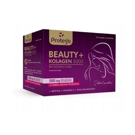 Protego Beauty Collagen 5000 Raspberry-Strawberry Flavor 30 Sachets