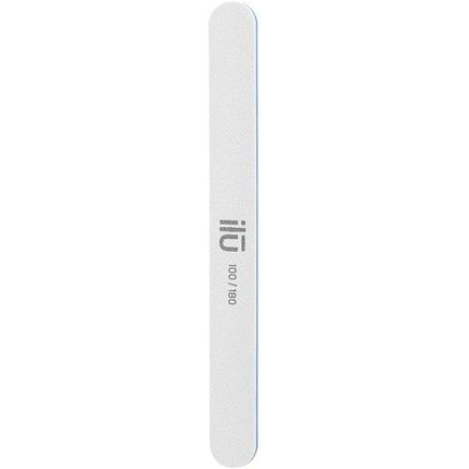 T4B Ilu Straight Nail File Double-Sided For Natural Nails With High Quality 100/180 Grit