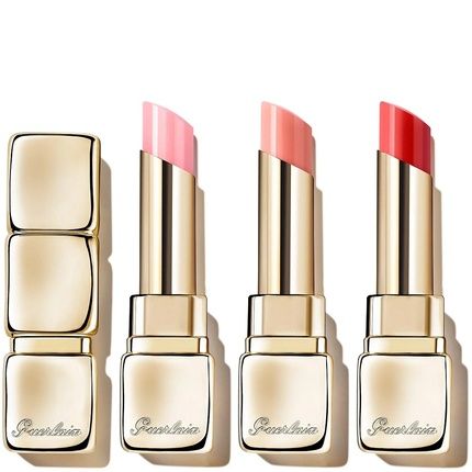 Guerlain Kisskiss Bee Glow Trio Lipstick Set 258 Rose Glow 309 Honey Glow 775 Poppy Glow 32G Each