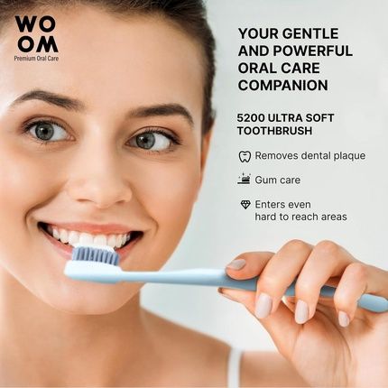 Woom 5200 Ultra Soft Toothbrush Mix Blue