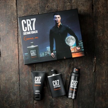 Cristiano Ronaldo Game On For Men 3 Piece Gift Set 3.4Oz Edt Spray 5.1Oz Shower - Image 3